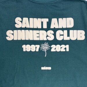 Saints and Sinners Club Dark Green Men's short sleeve T shirt